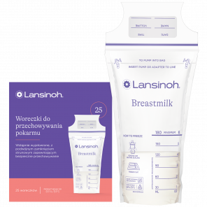 Lansinoh Woreczki do przechowywania pokarmu (25 sztuk) - zdjęcie produktu