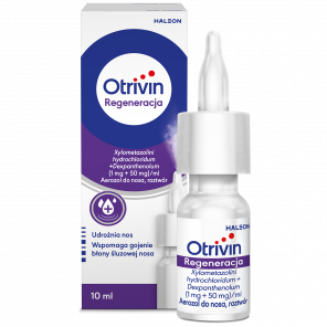 [31.01.2026] Otrivin Regeneracja, 1 mg+50 mg/ml, aerozol do nosa, 10 ml - zdjęcie produktu