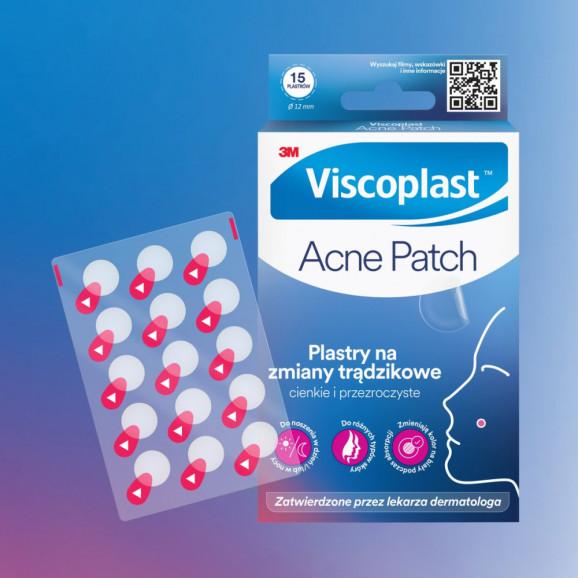 Viscoplast™ Acne Patch – plastry na zmiany trądzikowe (15 szt./Opakowanie) - zdjęcie produktu
