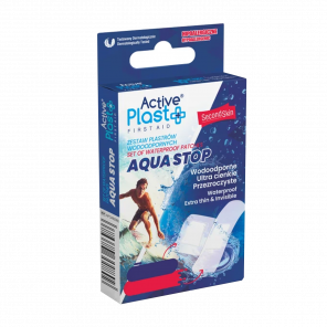 [31.01.2026] Plastry ActivePlast Firstaid Aqua Stop, wodoodporne, MIX, 10 szt. - zdjęcie produktu