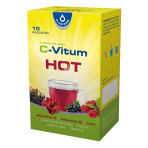 [31.01.2026] C-Vitum Hot, witamina C + witamina D + cynk, saszetki, 10 szt. - zdjęcie produktu