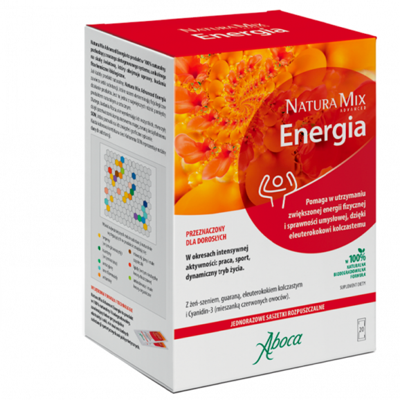 Natura Mix Advanced Energia – suplement diety (20 saszetek) Natura Mix Advanced Energia – suplement diety (20 saszetek) - zdjęcie produktu