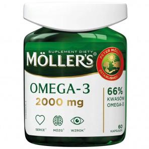 Moller's Omega-3 2000 mg, 60 kapsułek – suplement diety - zdjęcie produktu