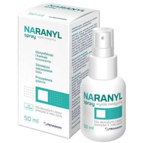 [28.02.2026] Naranyl, spray dla dorosłych i dzieci powyżej 3 roku życia, ze srebrem, 50 ml - zdjęcie produktu