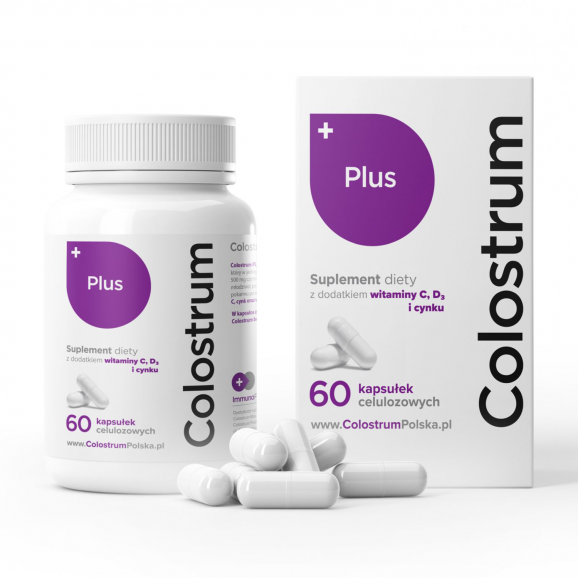 [28.02.2026] Colostrum Plus+, kapsułki, 60 szt. - zdjęcie produktu