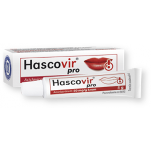 Hascovir pro, 50 mg/g, krem, 5 g - zdjęcie produktu