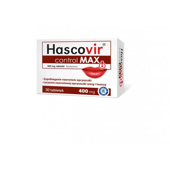 Hascovir Control MAX, 400 mg, tabletki, 30 szt. - zdjęcie produktu