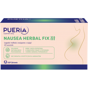 Pueria Nausea Herbal Fix – suplement diety (20 saszetek) - zdjęcie produktu