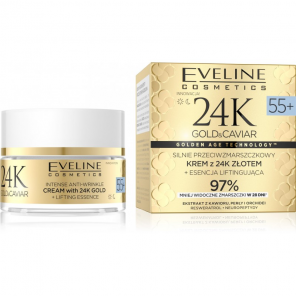 Eveline 24K Gold & Caviar Krem 55+ dzień/noc (50 ml) - zdjęcie produktu