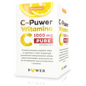 C-Puwer Witamina C 1000 PURE – suplement diety (90 kapsułek) - zdjęcie produktu