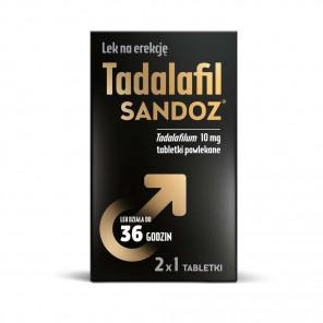 Tadalafil Sandoz 10 mg tabletki powlekane 2 szt. - zdjęcie produktu