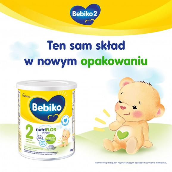 Bebiko NUTRIflor Expert 2, mleko modyfikowane powyżej 6 miesiąca życia (700 g) - zdjęcie produktu