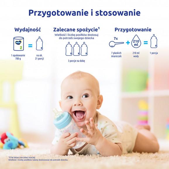 Bebiko NUTRIflor Expert 2, mleko modyfikowane powyżej 6 miesiąca życia (700 g) - zdjęcie produktu