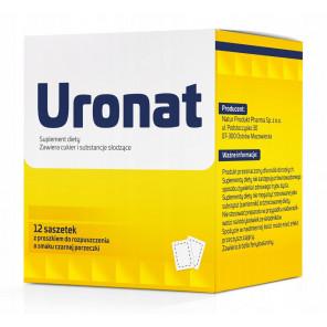 Uronat proszek do rozpuszczenia o smaku czarnej porzeczki (12 saszetek) - zdjęcie produktu