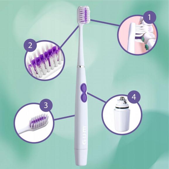 Sunstar GUM Sonic Ortho Soniczna szczoteczka do mycia zębów - zdjęcie produktu