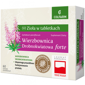 Wierzbownica drobnokwiatowa Forte (60 tabletek) – suplement diety - zdjęcie produktu