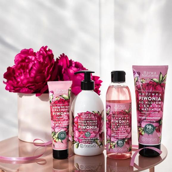 Barwa Naturalna Odżywka Piwonia do włosów cienkich i matowych (200 ml) - zdjęcie produktu