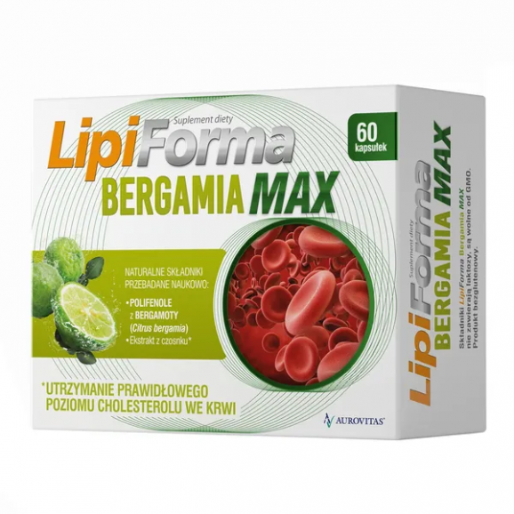 LipiForma Bergamia Max - kapsułki 60 szt. LipiForma Bergamia Max - kapsułki 60 szt. - zdjęcie produktu