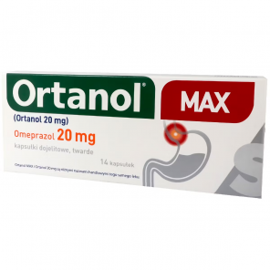 Ortanol MAX 20 mg, kapsułki dojelitowe (14 kapsułek) - zdjęcie produktu