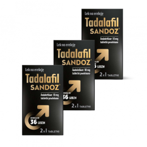 Tadalafil Sandoz 10 mg tabletki powlekane 3 x 2 szt. - zdjęcie produktu