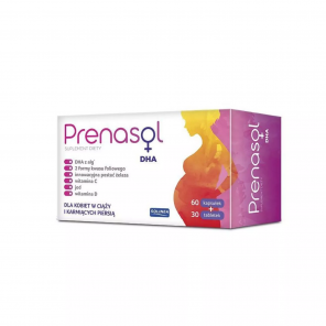 Prenasol, 60 kapsułek + 30 tabletek – suplement diety dla kobiet w ciąży i karmiących piersią - zdjęcie produktu