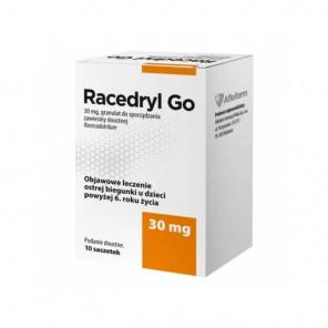 Racedryl Go 30 mg – lek wspomagający leczenie biegunki u dzieci - zdjęcie produktu