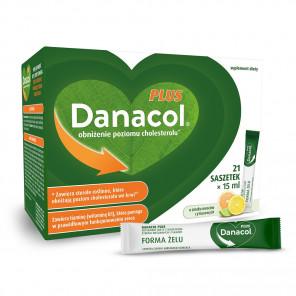 [22.03.2026] Danacol Plus, żel doustny, smak owoców cytrusowych, saszetki, 21 szt. - zdjęcie produktu