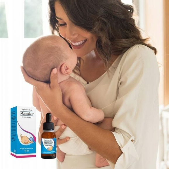 Mamalac – krople z enzymem laktazy (suplement diety, 15 ml) Mamalac – krople z enzymem laktazy (suplement diety, 15 ml) - zdjęcie produktu