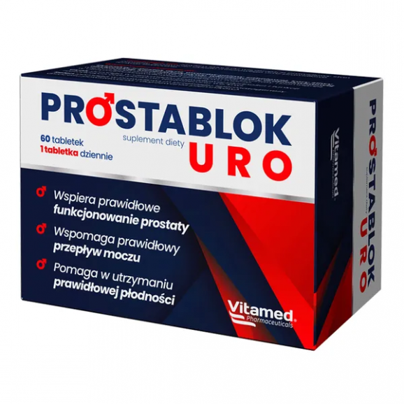 Prostablok Uro – suplement diety (60 tabletek) Prostablok Uro – suplement diety (60 tabletek) - zdjęcie produktu