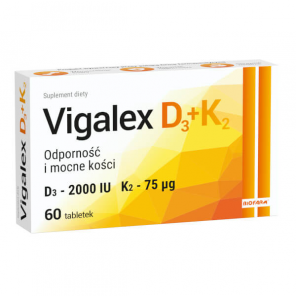 Vigalex D3+K2, tabletki, 60 szt. - zdjęcie produktu