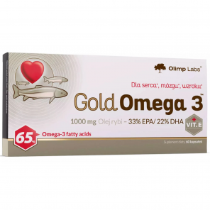 Olimp Gold Omega 3, 1000 mg, 60 kaps. - zdjęcie produktu
