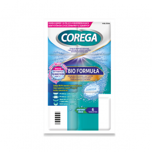 Corega Tabs 3-minutowa tabletka czyszcząca do protez zębowych (6 sztuk) - zdjęcie produktu