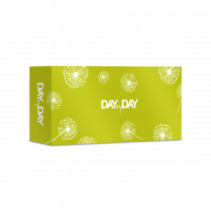 Day By Day Chusteczki higieniczne 3-warstwowe Zielone (90 sztuk) - zdjęcie produktu