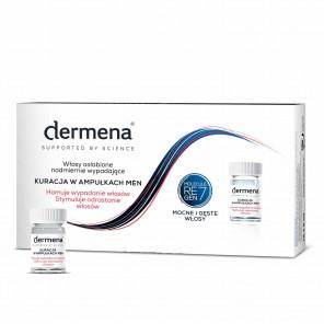 Dermena Men – kuracja ampułkowa przeciw wypadaniu włosów (15 x 5 ml) - zdjęcie produktu