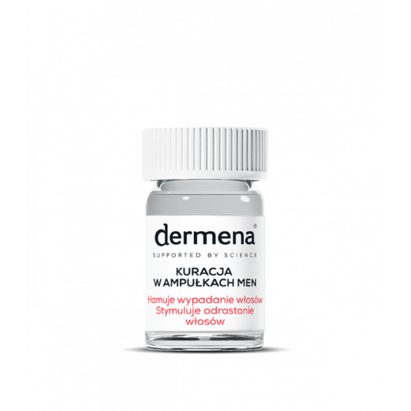 Dermena Men – kuracja ampułkowa przeciw wypadaniu włosów (15 x 5 ml) - zdjęcie produktu