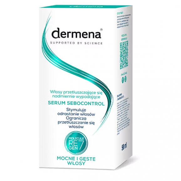 Dermena Sebocontrol Serum – serum do włosów przetłuszczających się (50 ml) - zdjęcie produktu