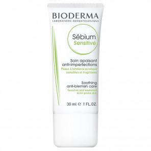 Bioderma Sebium Sensitive, łagodzący krem wspomagający leczenie skóry trądzikowej, 30 ml - zdjęcie produktu