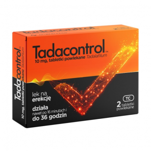 Tadacontrol 10 mg – tabletki powlekane (2 tabletki) - zdjęcie produktu