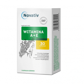 Novativ Witamina A + E, kapsułki (30 szt.) - zdjęcie produktu