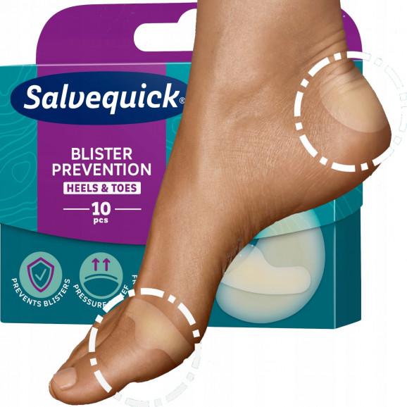 Salvequick Foot Care plastry na pęcherze i otarcia do stóp, 10 sztuk - zdjęcie produktu