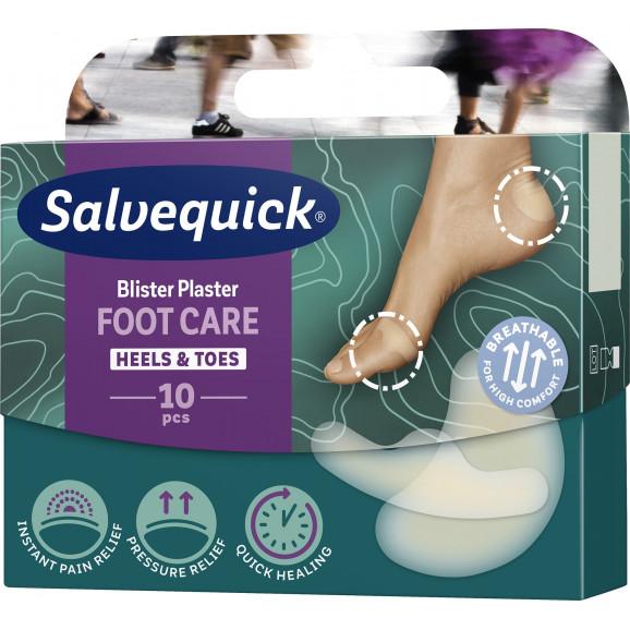 Salvequick Foot Care plastry na pęcherze i otarcia do stóp, 10 sztuk - zdjęcie produktu