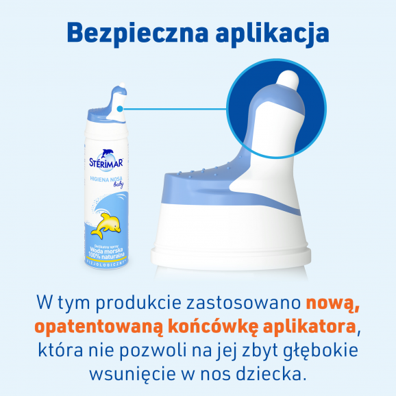STERIMAR BABY higiena nosa, woda morska dla dzieci (50 ml) - zdjęcie produktu