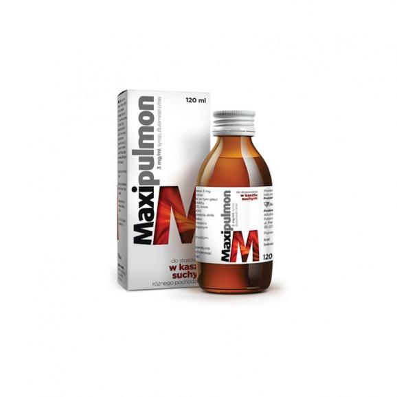 [31.03.2026] Maxipulmon 3 mg/ml syrop 120 ml - na kaszel suchy - zdjęcie produktu