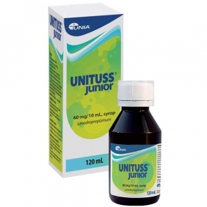 [31.03.2026] Unituss Junior syrop 60 mg/10 ml (120 ml) - lek bez recepty - zdjęcie produktu