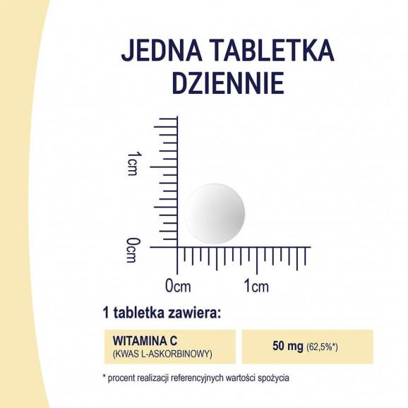 [31.03.2026] Naturell Witamina C dla dzieci, tabletki do żucia i rozgryzania, 60 szt. - zdjęcie produktu