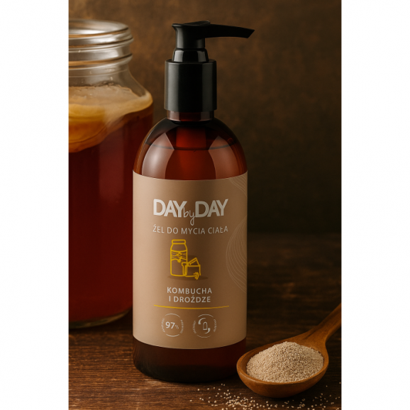 Day By Day Żel do mycia ciała, Kombucha i Drożdze (400 ml) - zdjęcie produktu