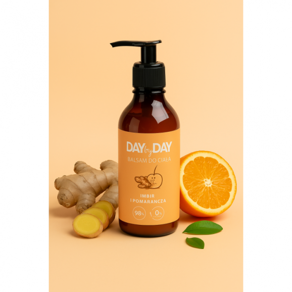 Day By Day Balsam do ciała, Imbir i Pomarańcza (400 ml) - zdjęcie produktu