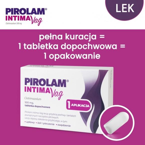 [31.03.2026] Pirolam Intima Vag 500 mg - tabletka dopochwowa - zdjęcie produktu