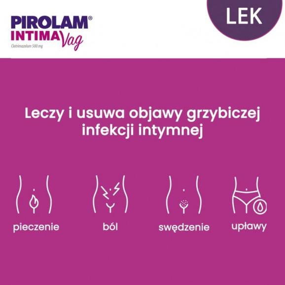 [31.03.2026] Pirolam Intima Vag 500 mg - tabletka dopochwowa - zdjęcie produktu