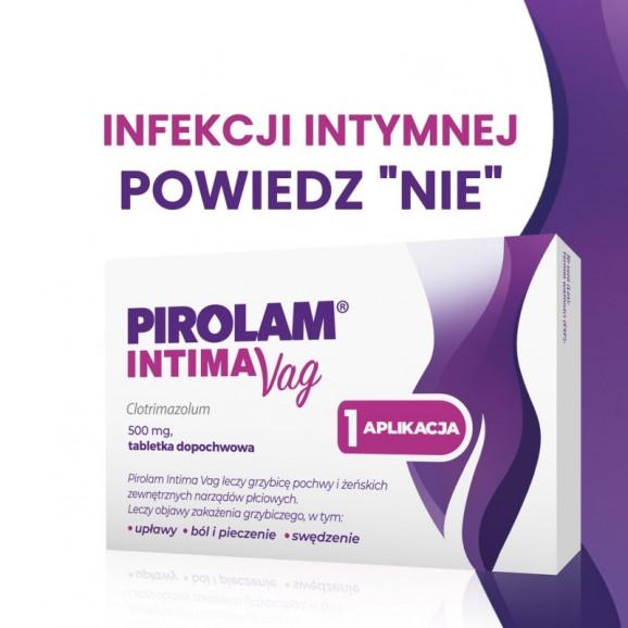 [31.03.2026] Pirolam Intima Vag 500 mg - tabletka dopochwowa - zdjęcie produktu